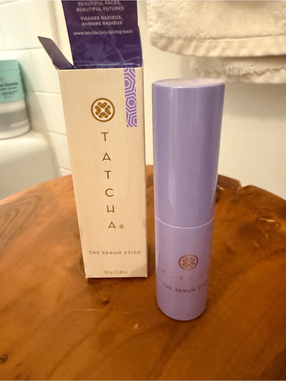 Tatcha Serum Stick in Lavender Tube